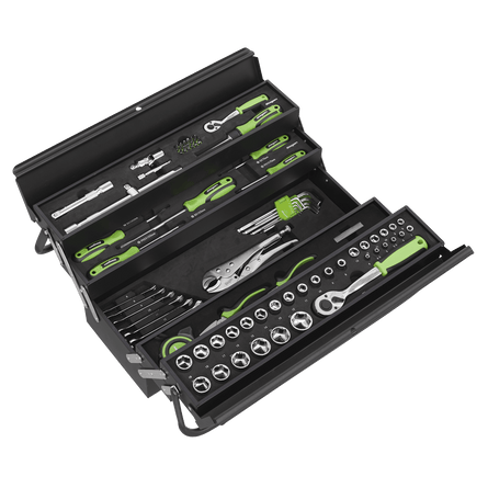 Sealey S01216 Cantilever Toolbox with 86pc Tool Kit - S01216 - Sealey Tools UK - Workshop Tool Storage