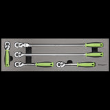 Sealey S01230 Ratchet Wrench Set 5pc 3/8"Sq Drive Flip Reverse - S01230 - Sealey Tools UK - Workshop Tool Storage