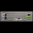 Sealey S01231 Ratchet Wrench Set 4pc 1/2"Sq Drive Flip Reverse - S01231 - Sealey Tools UK - Workshop Tool Storage