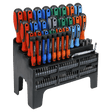 Sealey S01248 Screwdriver, Bit & Nut Driver Set 100pc - S01248 - Sealey Tools UK - Workshop Tool Storage