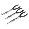 Sealey S0433 Needle Nose Pliers Set 3pc 275mm - S0433 - Sealey Tools UK - Workshop Tool Storage