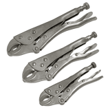 Sealey S0463 Locking Pliers Set 3pc - S0463 - Sealey Tools UK - Workshop Tool Storage
