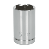 Sealey S0654 WallDrive® Socket 16mm 1/2"Sq Drive - S0654 - Sealey Tools UK - Workshop Tool Storage