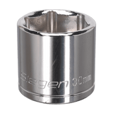 Sealey S0664 WallDrive® Socket 30mm 1/2"Sq Drive - S0664 - Sealey Tools UK - Workshop Tool Storage