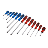 Sealey S0754 Screwdriver Set 13pc Hammer - Thru - S0754 - Sealey Tools UK - Workshop Tool Storage