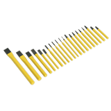 Sealey S0805 Punch & Chisel Set 21pc - S0805 - Sealey Tools UK - Workshop Tool Storage