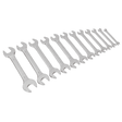 Sealey S0849 Double Open - End Spanner Set 12pc Metric - S0849 - Sealey Tools UK - Workshop Tool Storage