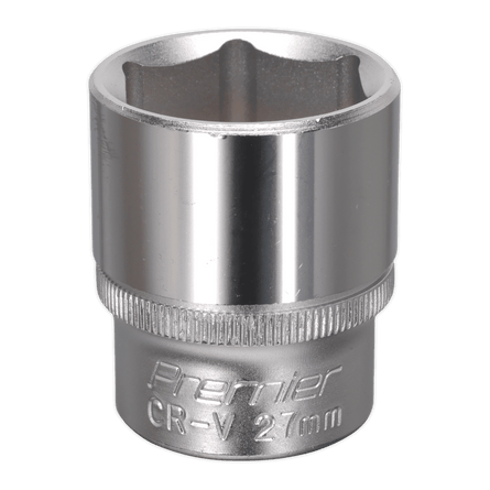 Sealey S1227 WallDrive® Socket 27mm 1/2"Sq Drive - S1227 - Sealey Tools UK - Workshop Tool Storage