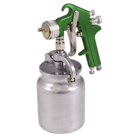 Sealey S725 Suction Feed Spray Gun 2.5mm Set - Up - S725 - Sealey Tools UK - Workshop Tool Storage