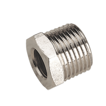 Sealey SA1/1214F Adaptor 1/2"BSPT Male to 1/4"BSP Female - SA1/1214F - Sealey Tools UK - Workshop Tool Storage