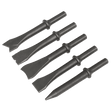 Sealey SA12C Air Hammer Chisel Set 5pc 120mm .401" Shank - SA12C - Sealey Tools UK - Workshop Tool Storage