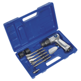 Sealey SA12/S Air Hammer Kit with Chisels Medium Stroke - SA12/S - Sealey Tools UK - Workshop Tool Storage