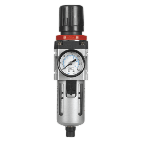 Sealey SA2001/FR Workshop Air Filter/Regulator with Gauge - SA2001/FR - Sealey Tools UK - Workshop Tool Storage