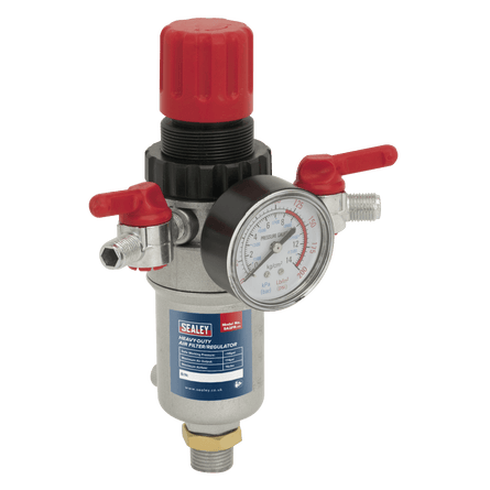 Sealey SA2FR Air Filter/Regulator Heavy - Duty - SA2FR - Sealey Tools UK - Workshop Tool Storage