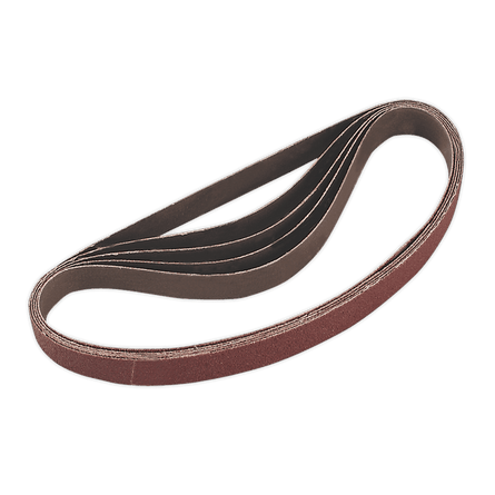 Sealey SA355/B60G Sanding Belt 20 x 520mm 60Grit Pack of 5 - SA355/B60G - Sealey Tools UK - Workshop Tool Storage