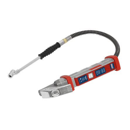 Sealey SA371 Tyre Inflator 0.5m Hose with Twin Push - On Connector - SA371 - Sealey Tools UK - Workshop Tool Storage