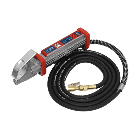 Sealey SA372 Tyre Inflator 2.7m Hose with Clip - On Connector - SA372 - Sealey Tools UK - Workshop Tool Storage