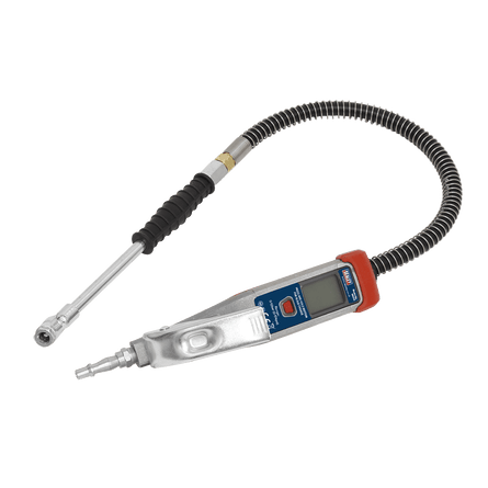 Sealey SA374 Digital Tyre Inflator 0.5m Hose with Twin Push - On Connector - SA374 - Sealey Tools UK - Workshop Tool Storage