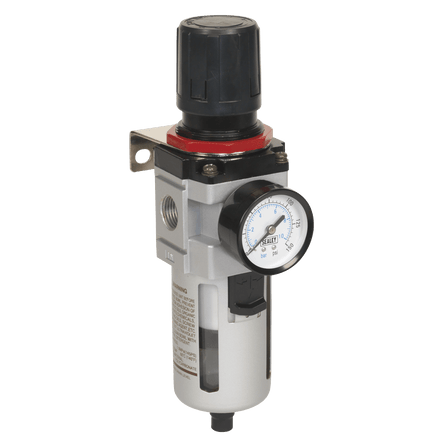 Sealey SA4001FR Air Filter/Regulator - High Flow - SA4001FR - Sealey Tools UK - Workshop Tool Storage