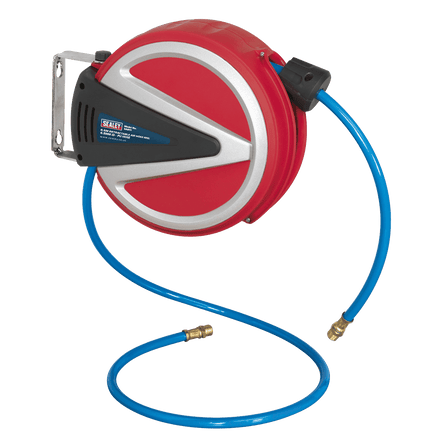 Sealey SA811 Retractable Air Hose Reel 6.5m 6.5mm ID - PU Hose - SA811 - Sealey Tools UK - Workshop Tool Storage