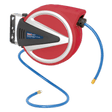 Sealey SA812 Retractable Air Hose Reel 12m 6.5mm ID - PU Hose - SA812 - Sealey Tools UK - Workshop Tool Storage