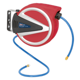 Sealey SA813 Retractable Air Hose Reel 10m 8mm ID - PU Hose - SA813 - Sealey Tools UK - Workshop Tool Storage