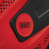 Sealey SA824 Air Hose Reel Auto - Rewind Control 30m 10mm ID - Rubber Hose - SA824 - Sealey Tools UK - Workshop Tool Storage