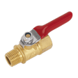 Sealey SA906 Lever Ball Valve 1/4"BSPT (M) x 1/4"BSP (F) - SA906 - Sealey Tools UK - Workshop Tool Storage