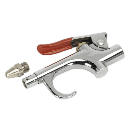 Sealey SA913 Air Blow Gun Palm Type with 1/4"BSP Air Inlet and Safety Nozzle - SA913 - Sealey Tools UK - Workshop Tool Storage