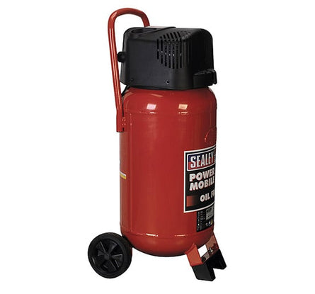 Sealey SAC05020 Compressor 50ltr Belt Drive 2hp Oil Free - Belt Drive - SLY-15758 - Sealey Tools UK - Workshop Tool Storage