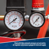 Sealey SAC05030 Compressor 50ltr V - Twin Direct Drive 3hp - Direct Drive - SLY-15723 - Sealey Tools UK - Workshop Tool Storage