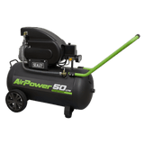 Sealey SAC5020E Compressor 50ltr Direct Drive 2hp - Direct Drive - SLY-16559 - Sealey Tools UK - Workshop Tool Storage