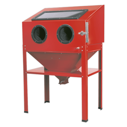 Sealey SB973 Shot Blasting Cabinet 890 x 570 x 1380mm - SB973 - Sealey Tools UK - Workshop Tool Storage