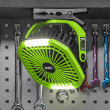 Sealey SCF8WL 8" Portable Clip Fan with Worklight - SCF8WL - Sealey Tools UK - Workshop Tool Storage