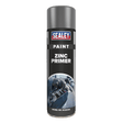 Sealey SCS034S Grey Zinc Primer Paint 500ml - SCS034S - Sealey Tools UK - Workshop Tool Storage