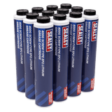 Sealey SCS108 Screw - Type EP2 Lithium Grease Cartridge 400g Pack of 12 - SCS108 - Sealey Tools UK - Workshop Tool Storage