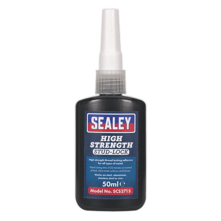 Sealey SCS271S Stud Lock High Strength 50ml - SCS271S - Sealey Tools UK - Workshop Tool Storage