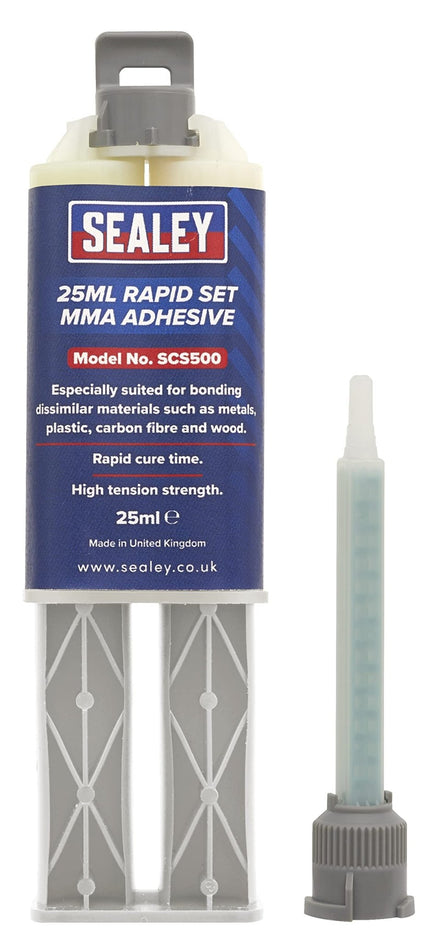 Sealey SCS500 25ml Rapid Set MMA Adhesive - SCS500 - Sealey Tools UK - Workshop Tool Storage
