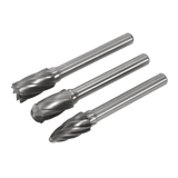 Sealey SDBCK3 Tungsten Carbide Rotary Burr Set 3pc Ripper/Coarse - SDBCK3 - Sealey Tools UK - Workshop Tool Storage