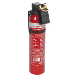 Sealey SDPE009D Fire Extinguisher 0.95kg Dry Powder - Disposable - SDPE009D - Sealey Tools UK - Workshop Tool Storage