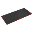 Sealey SF30R Easy Peel Shadow Foam® Red/Black 1200 x 550 x 30mm - SF30R - Sealey Tools UK - Workshop Tool Storage