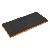 Sealey SF50OR Easy Peel Shadow Foam® Orange/Black 1200 x 550 x 50mm - SF50OR - Sealey Tools UK - Workshop Tool Storage