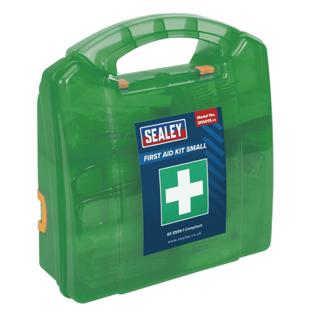 Sealey SFA01S First Aid Kit Small - BS 8599 - 1 Compliant - SFA01S - Sealey Tools UK - Workshop Tool Storage