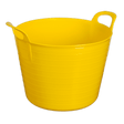 Sealey SFT40Y Heavy - Duty Flexi Tub 40L - Yellow - SFT40Y - Sealey Tools UK - Workshop Tool Storage