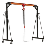 Sealey SG1000KIT Portable Gantry Crane Adjustable 1tonne Combo - SG1000KIT - Sealey Tools UK - Workshop Tool Storage