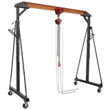 Sealey SG1000KITG Portable Adjustable Gantry Crane with Geared Trolley Combo 1 Tonne - SG1000KITG - Sealey Tools UK - Workshop Tool Storage