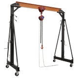 Sealey SG2000KIT Portable Lifting Gantry Crane Adjustable 2 Tonne & Hoist Combo - SG2000KIT - Sealey Tools UK - Workshop Tool Storage