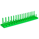 Sealey SH1217HV Socket Holder 1/2"Sq Drive 10 - 27mm Hi - Vis Green - SH1217HV - Sealey Tools UK - Workshop Tool Storage