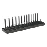 Sealey SH1414 Socket Holder 1/4"Sq Drive 4 - 15mm - SH1414 - Sealey Tools UK - Workshop Tool Storage