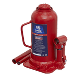 Sealey SJ15 Bottle Jack 15tonne - SJ15 - Sealey Tools UK - Workshop Tool Storage